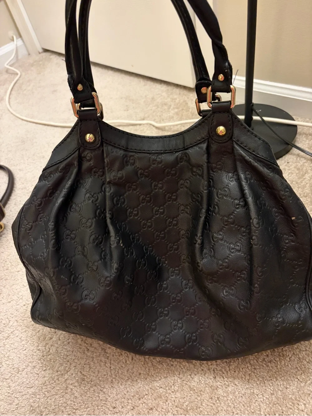 Gucci Guccissima Large Sukey Tote